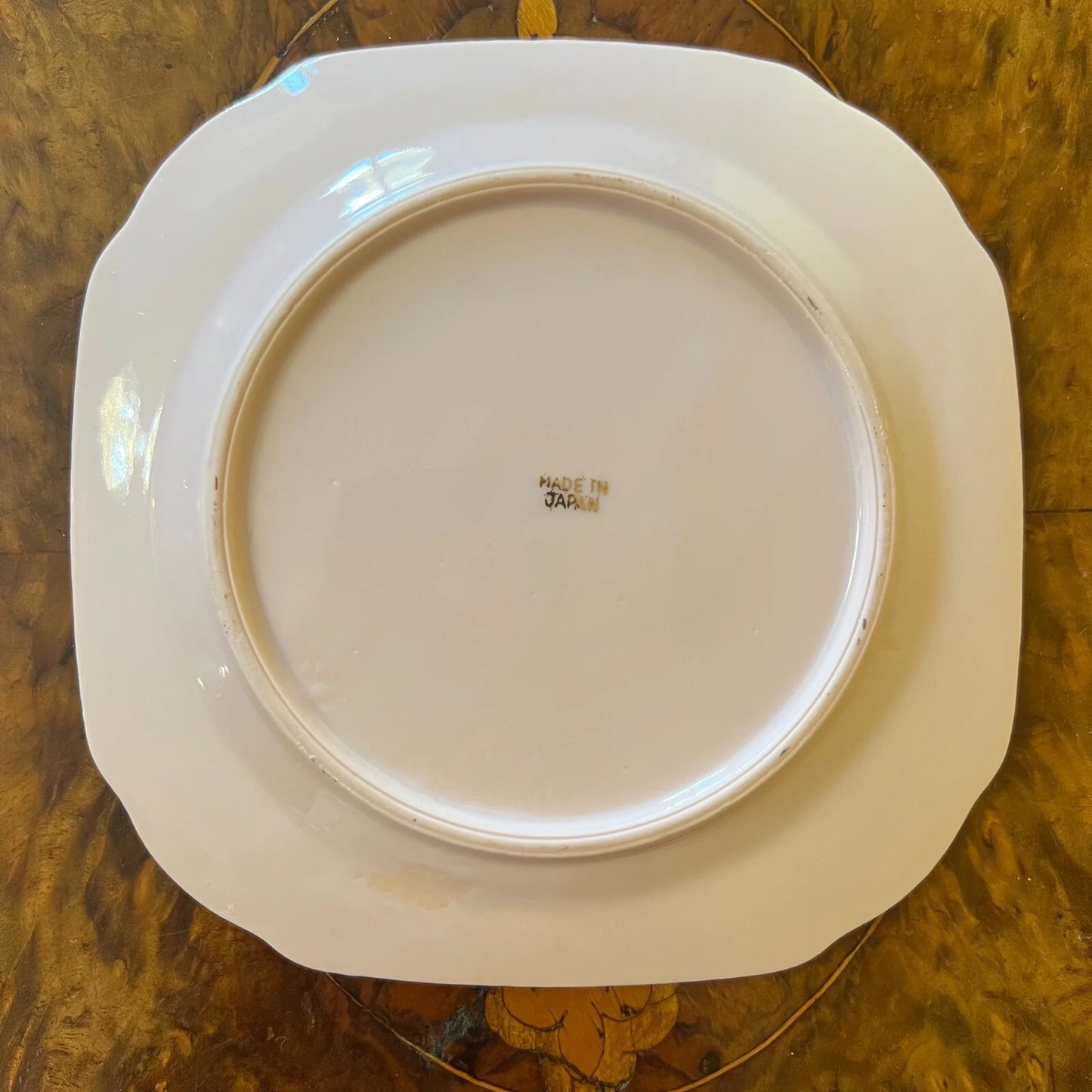 Vintage Japanese Pink Floral Side Plate