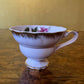 Vintage Japanese Pink Floral Tea Cup Trio Set