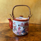 Vintage Japanese Print Teapot