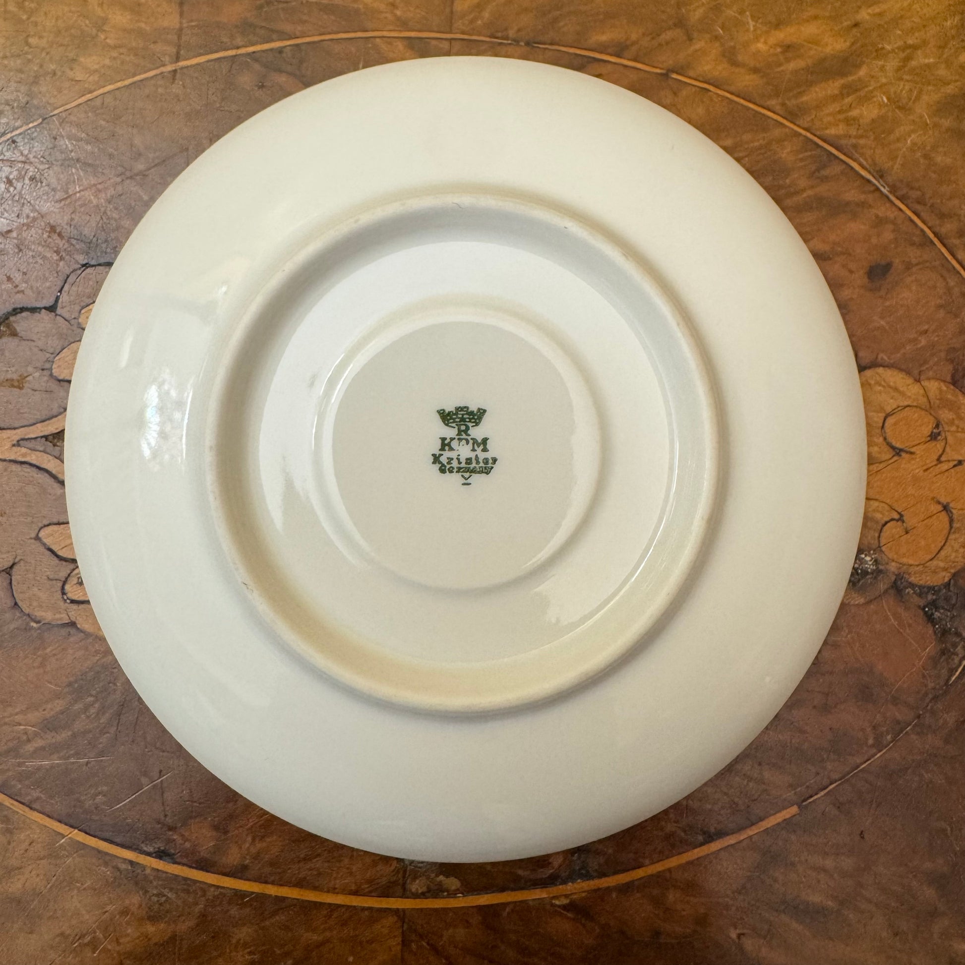 Vintage KPM Krister Demitasse Coffee Saucer Plate 