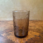 Vintage Kaaru Bark Textured Smokey Grey Drinking Glasses 
