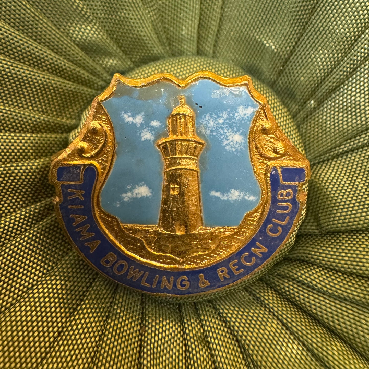 Vintage Kiama Bowling & Recreation Club Lighthouse Badge Pin