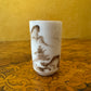 Vintage Kutani Scene Print Miniature Vase Pot 