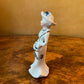 Vintage Lady Blue & White Figurine Statue