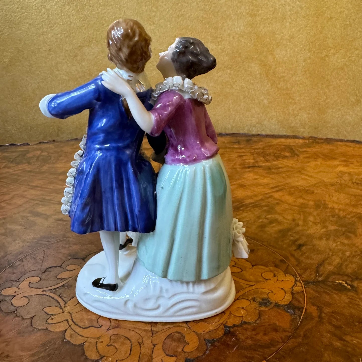 Vintage Lady & Man Porcelain Figurine