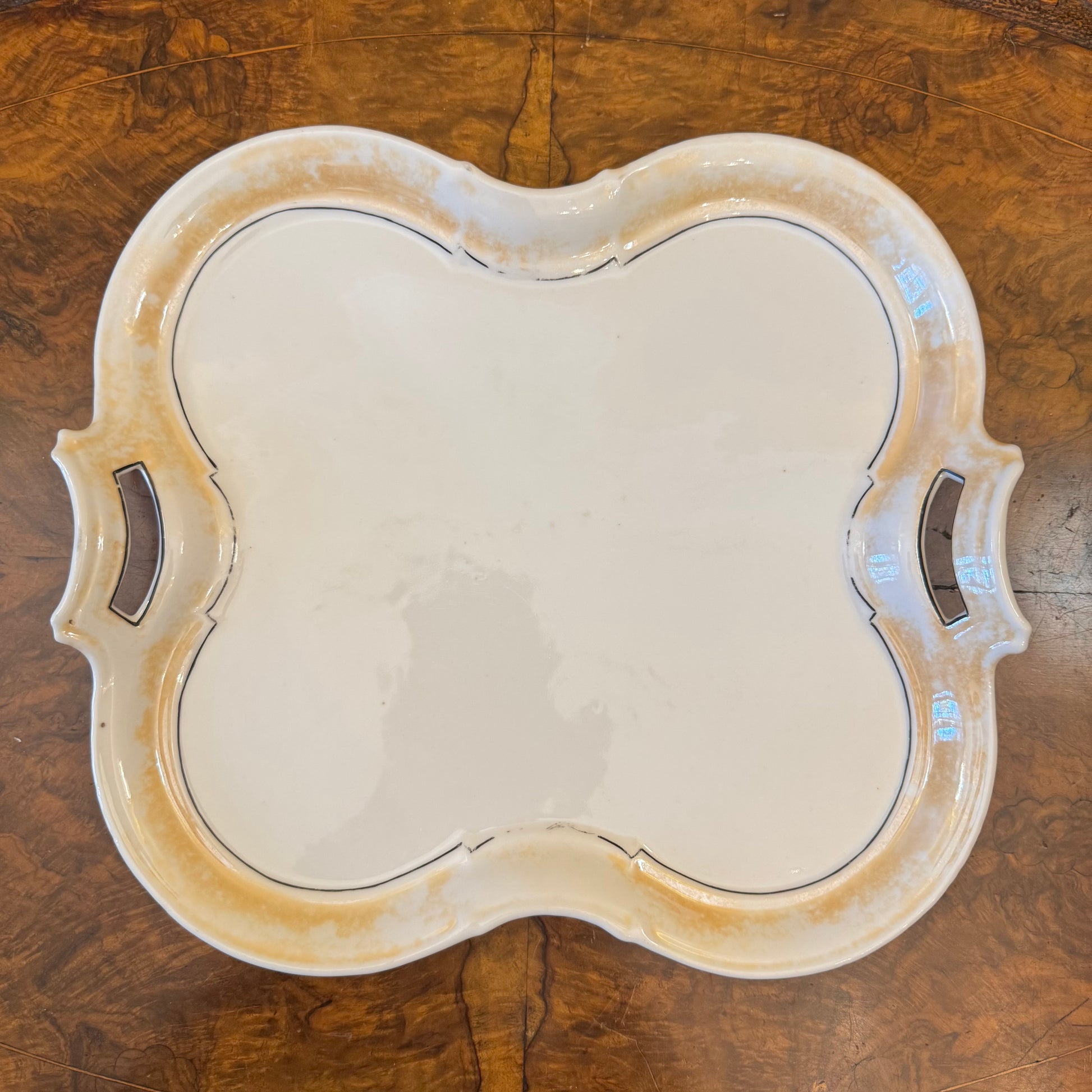 Vintage Large Porcelain Tray 
