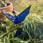 Vintage Lead Light Fairy Swallow Bird Hanging Ornament
