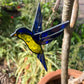 Vintage Lead Light Fairy Swallow Bird Hanging Ornament