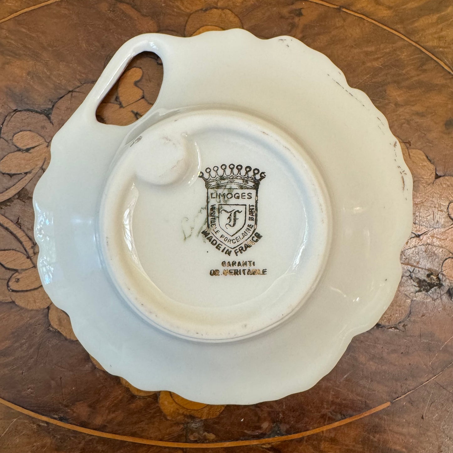 Vintage Limoges France Fragonard Courting Print Dish 