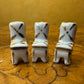 Vintage Limoges Miniature Chairs 