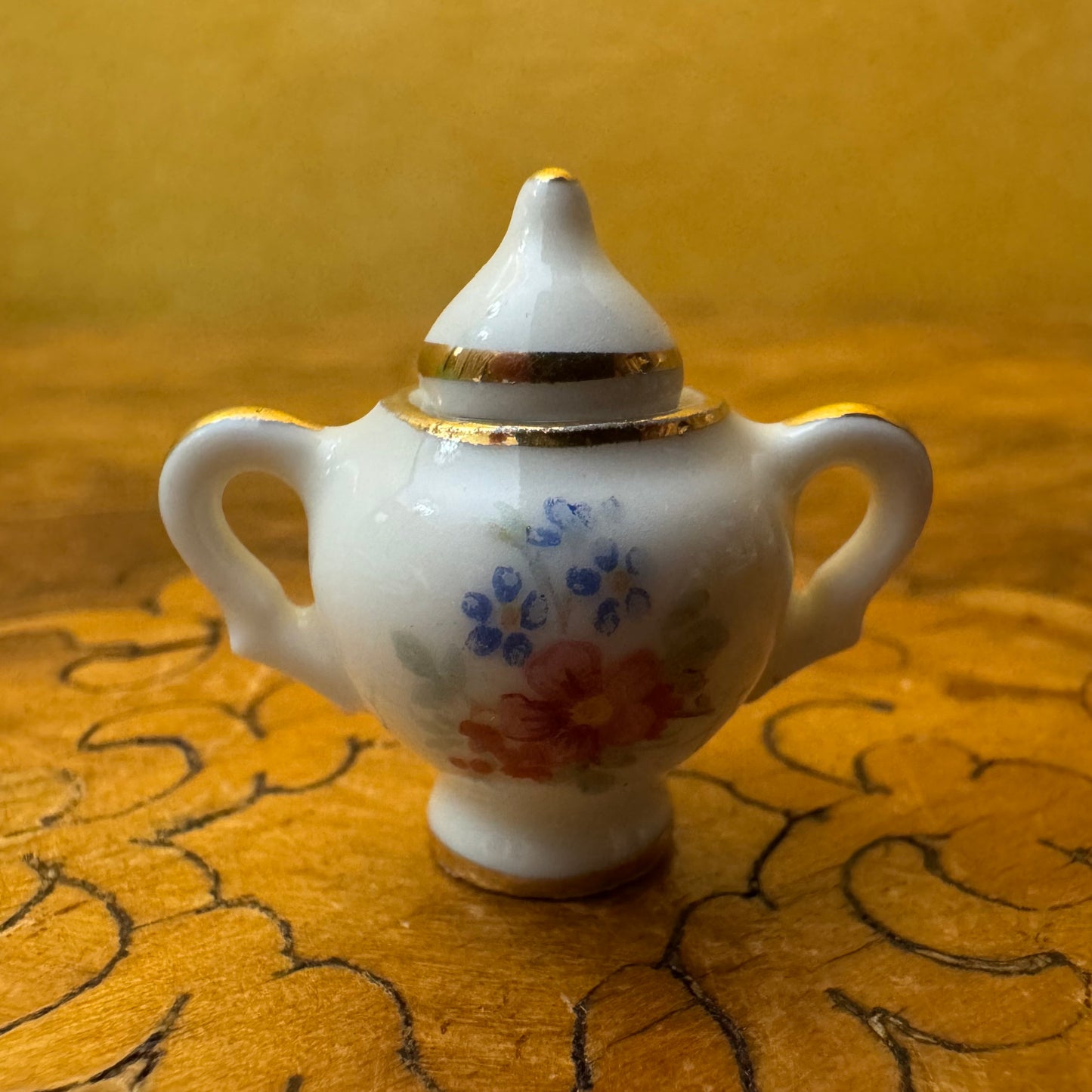 Vintage Limoges Miniature Sugar Bowl 