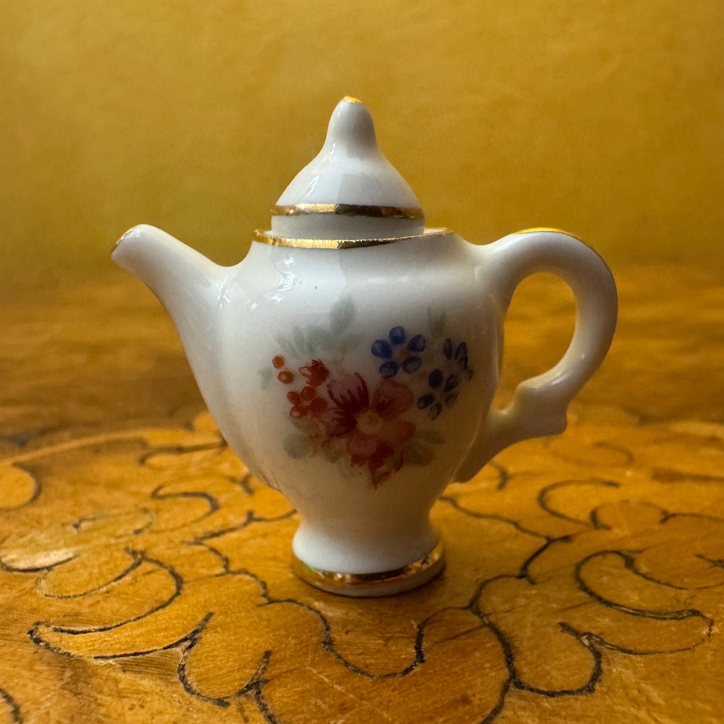 Vintage Limoges Miniature Teapot 