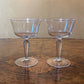 Vintage Liqueur Glasses Pair