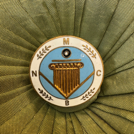 Vintage M C B N Badge Pin