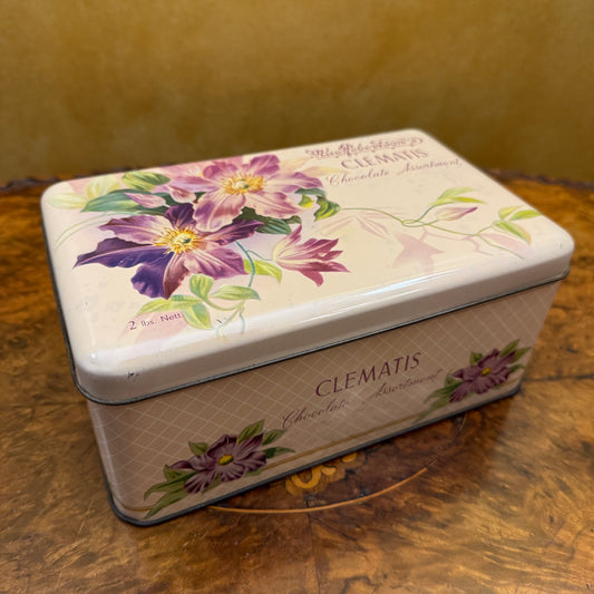 Vintage MacRobertson's Clematis Chocolate Assortment Tin