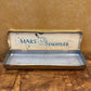 Vintage 1930s Mars Staedtler Trojan Tin Pencil Box Made in Germany Prior to WWII