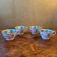 Vintage Melba China Tea Cup Set Of Four