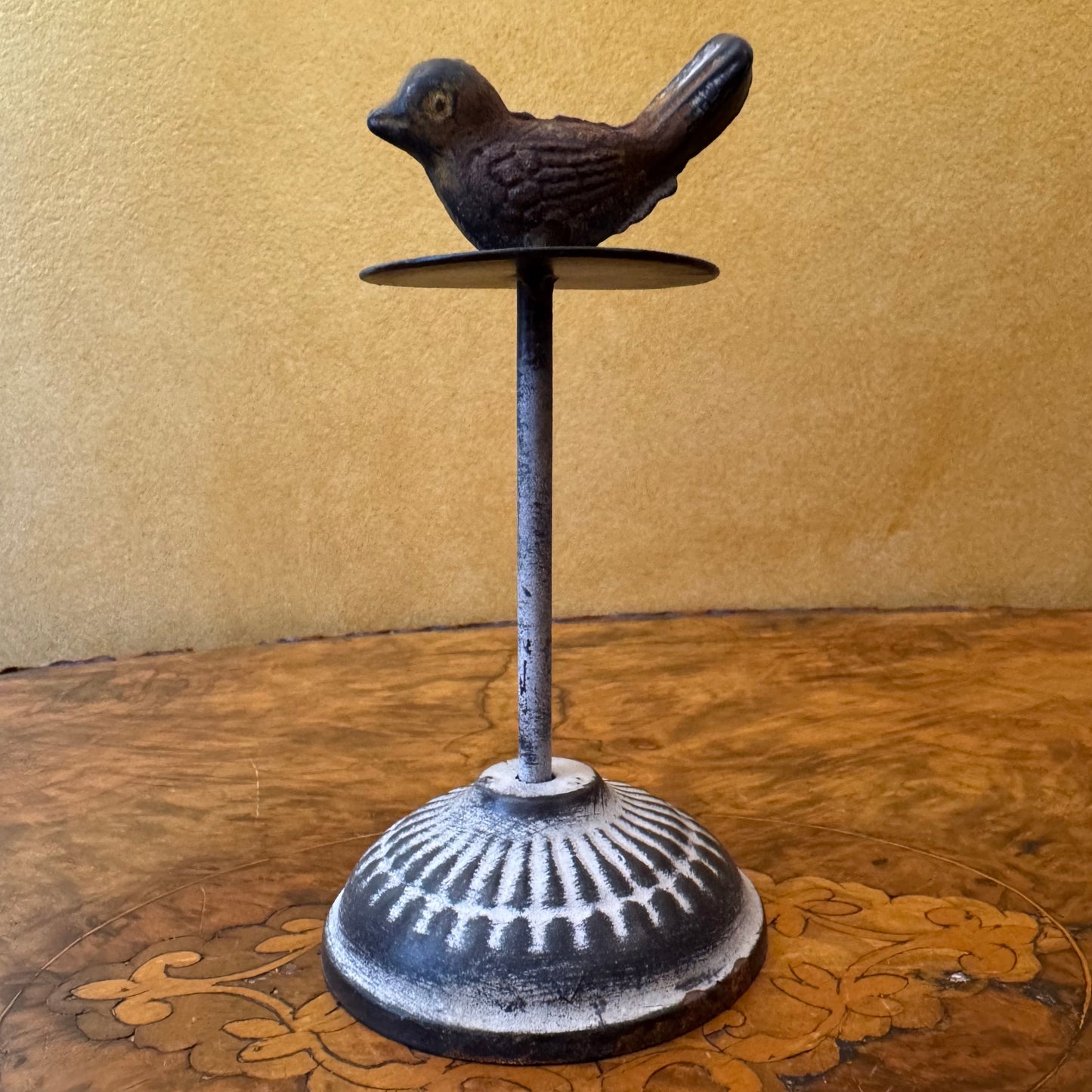 Vintage Metal Bird Twine Holder