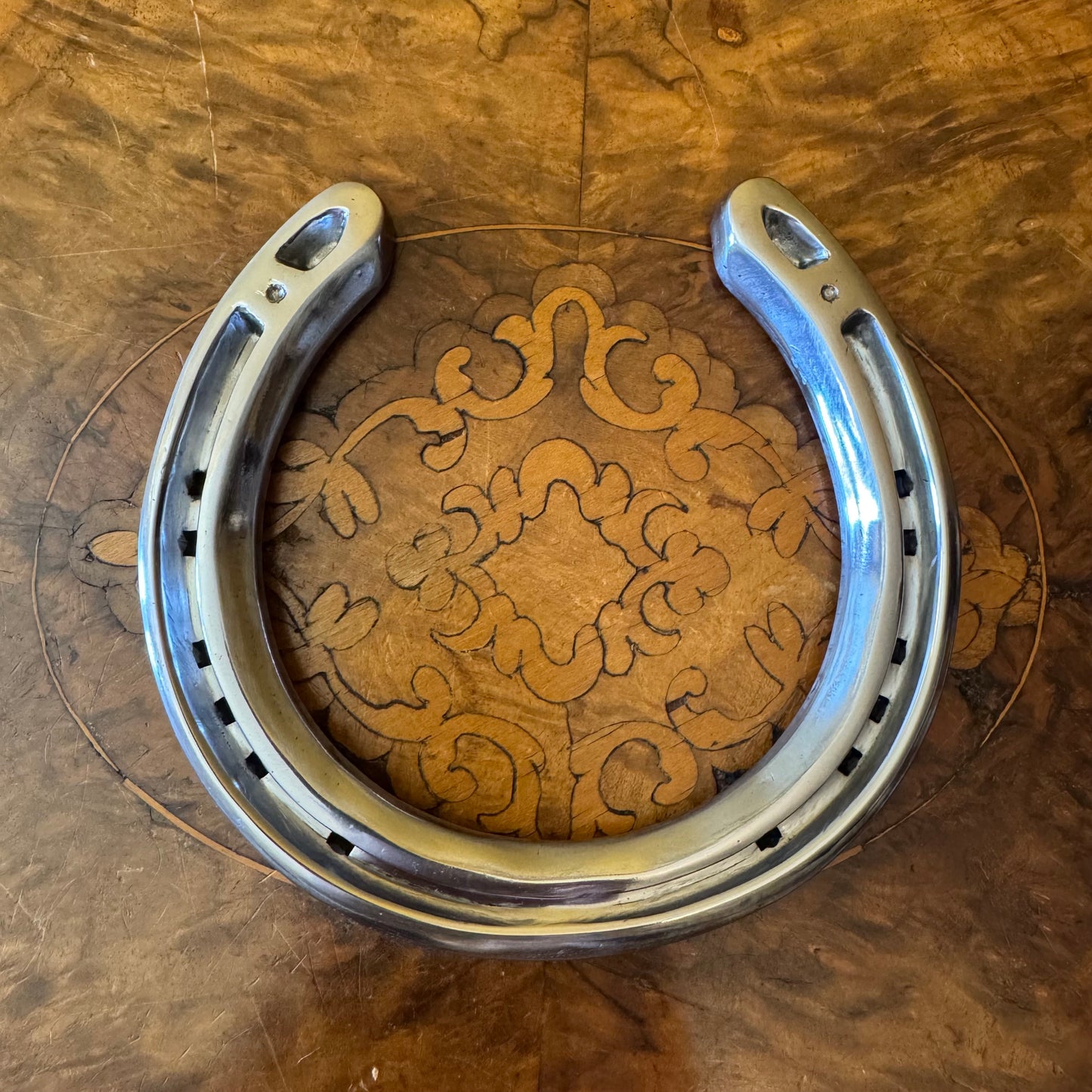 Vintage Metal Polished Horse Shoe 