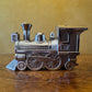 Vintage Metal Train Money Box 
