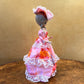 Vintage Miss Pieta Pink Dress Korean Doll