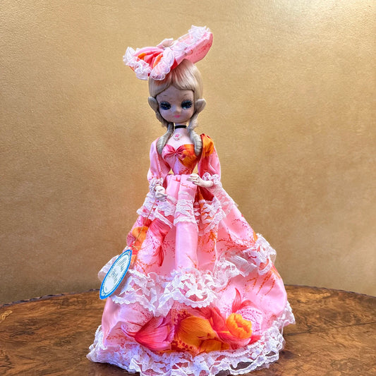 Vintage Miss Pieta Pink Dress Korean Doll