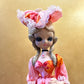 Vintage Miss Pieta Pink Dress Korean Doll