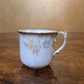 Vintage Moore Floral Demitasse Coffee Cup & Saucer Pair