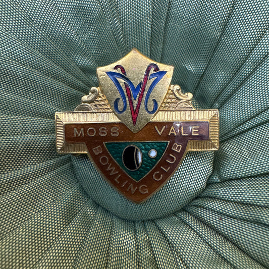 Vintage Moss Vale Bowling Club Badge Pin