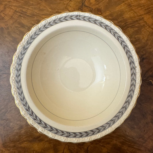 Vintage Myott & Sons Border Print Soup Bowl 