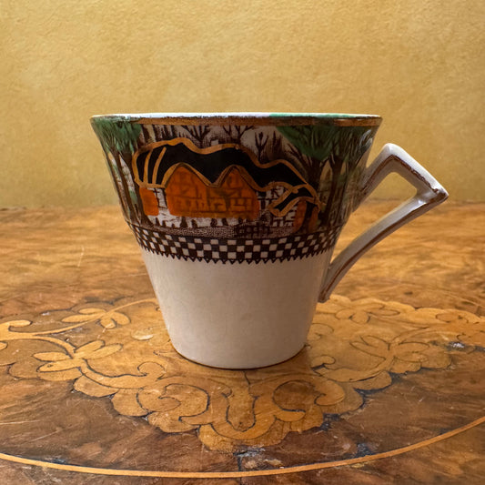 Vintage Myott & Sons Englands Countryside Demitasse Coffee Cup 