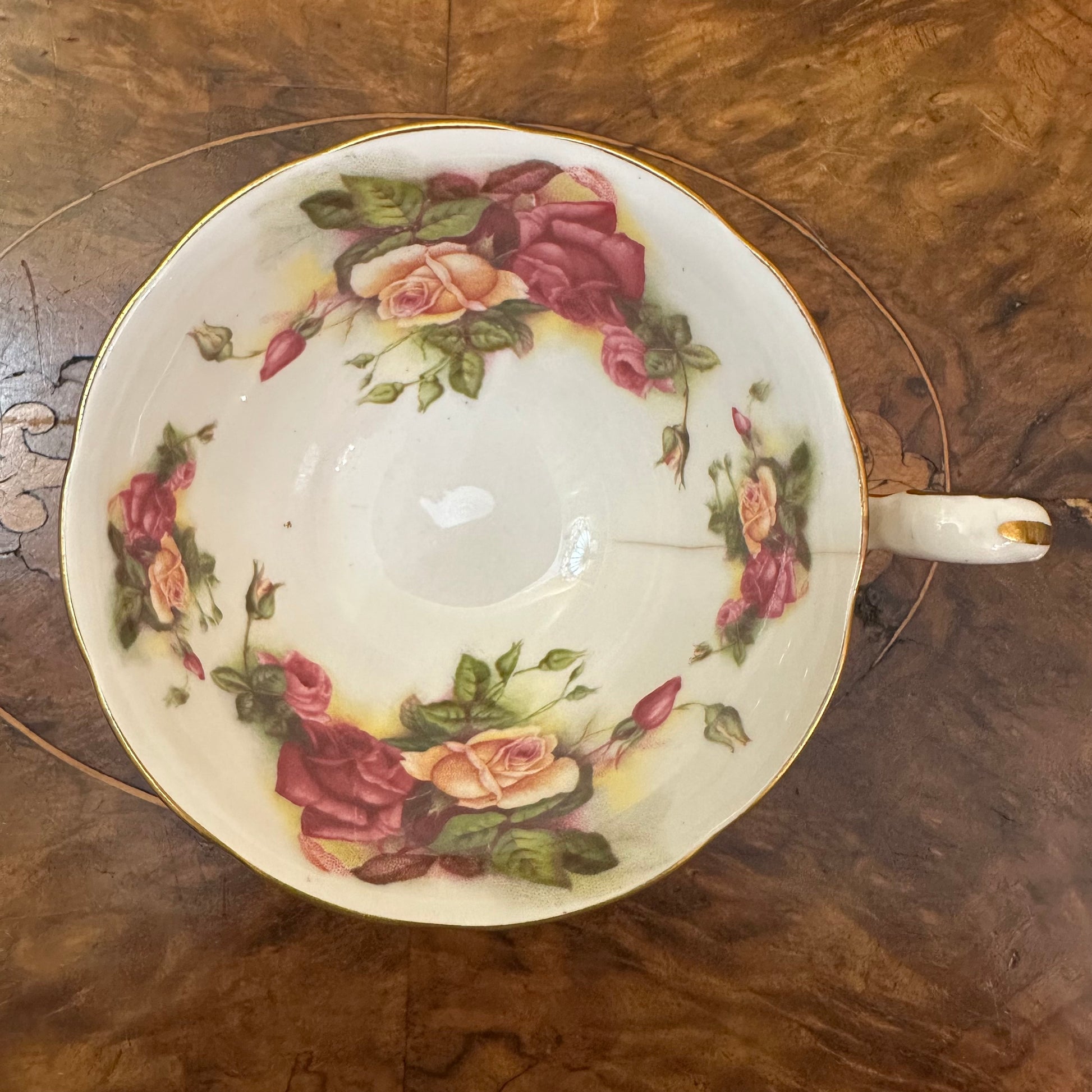 Vintage New Chelsea Rose Tea Cup
