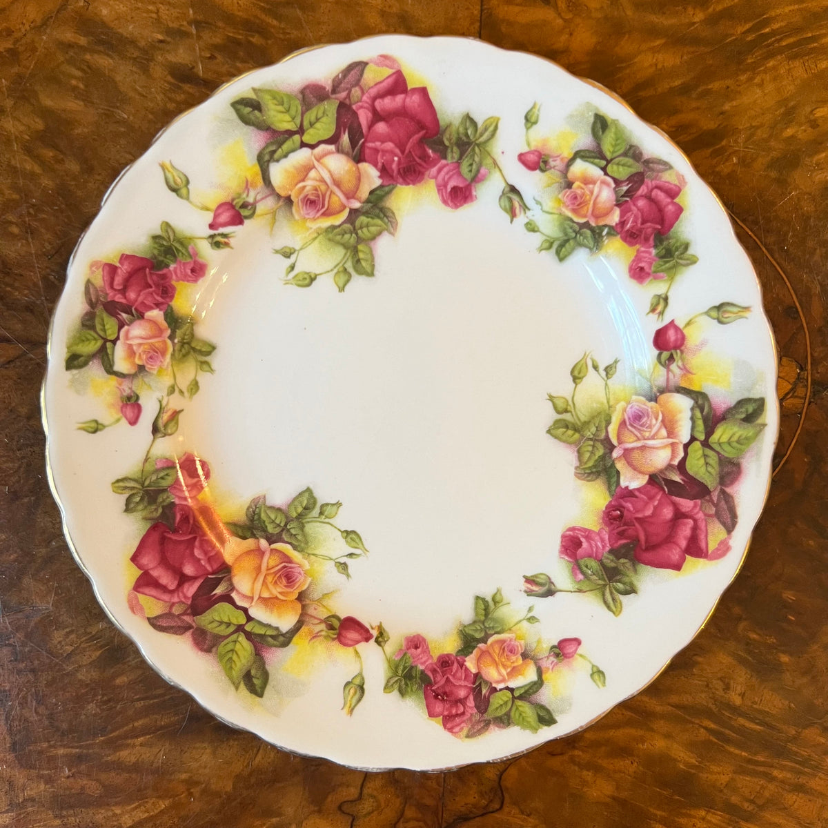 Vintage New Chelsea Staffs Floral Side Plate