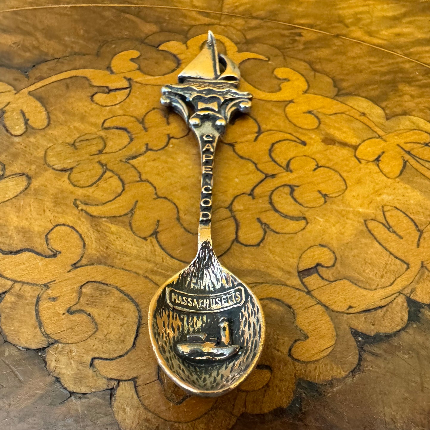 Vintage Nicholas Gish Collectible Cape Cod Massachusetts Souvenir Spoon