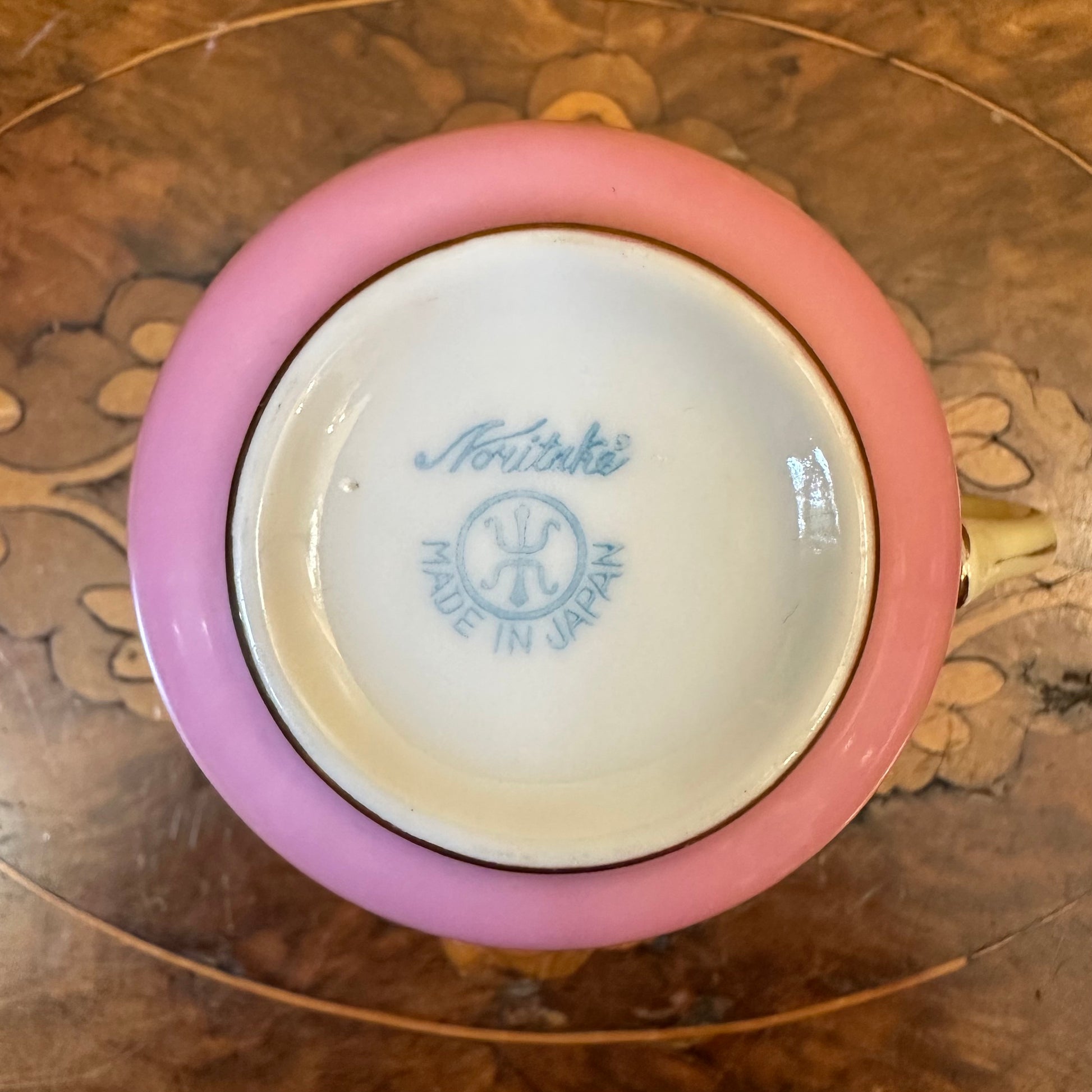 Vintage Noritake Pink Floral Cup 