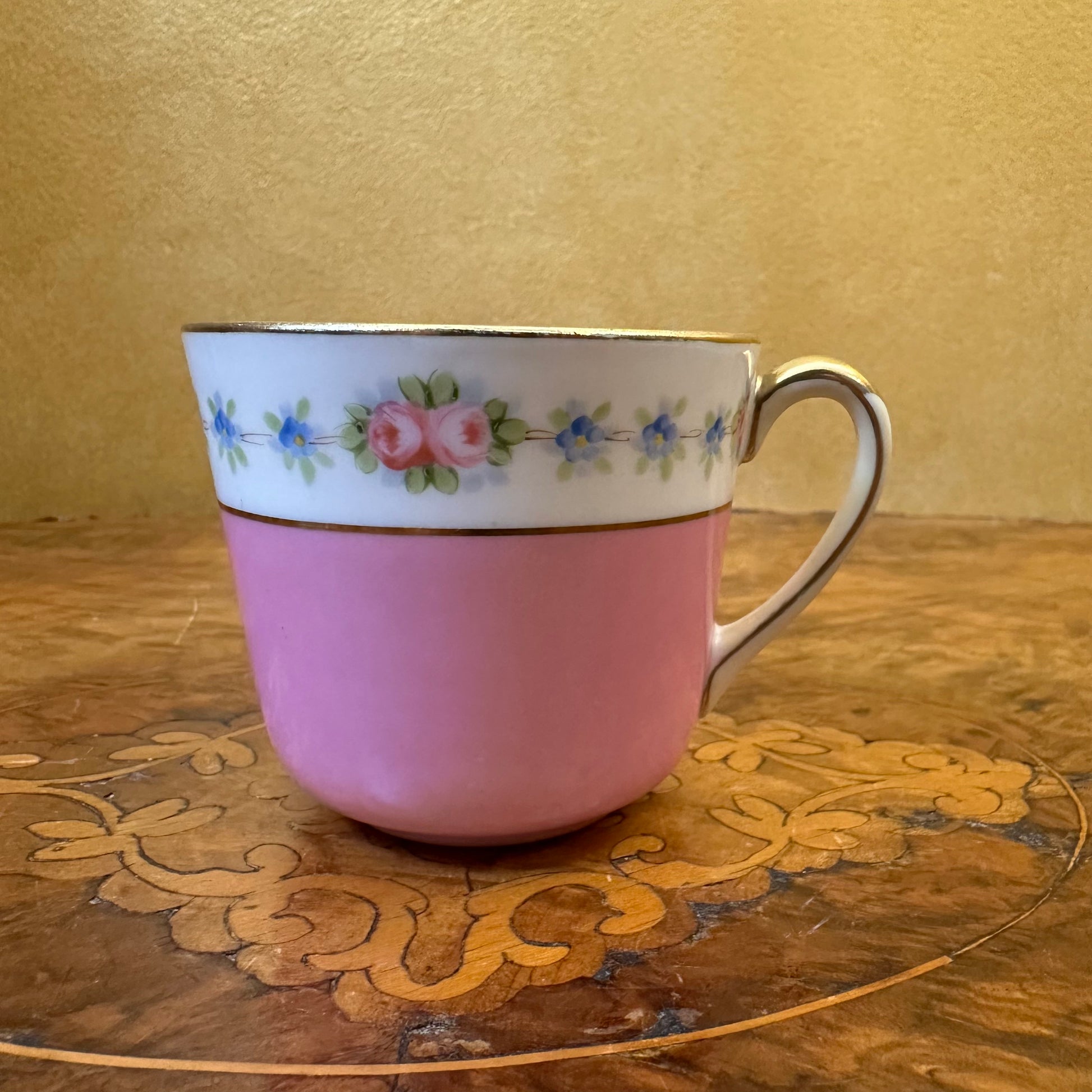 Vintage Noritake Pink Floral Tea Cup 