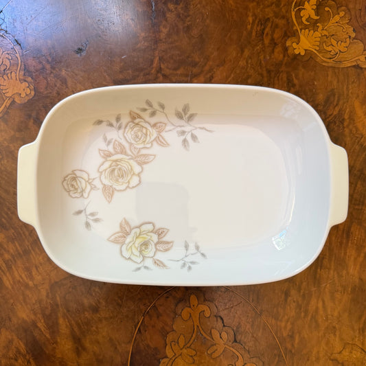Vintage Noritake Rosa Print Serving Dish 