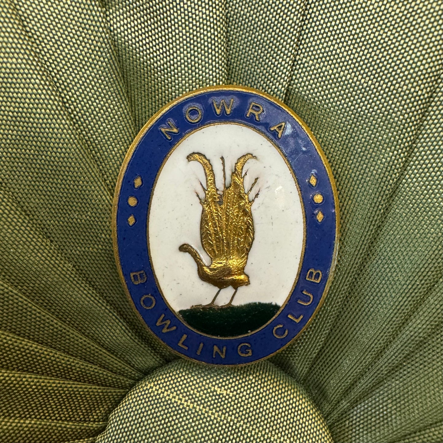 Vintage Nowra Bowling Club Badge Pin