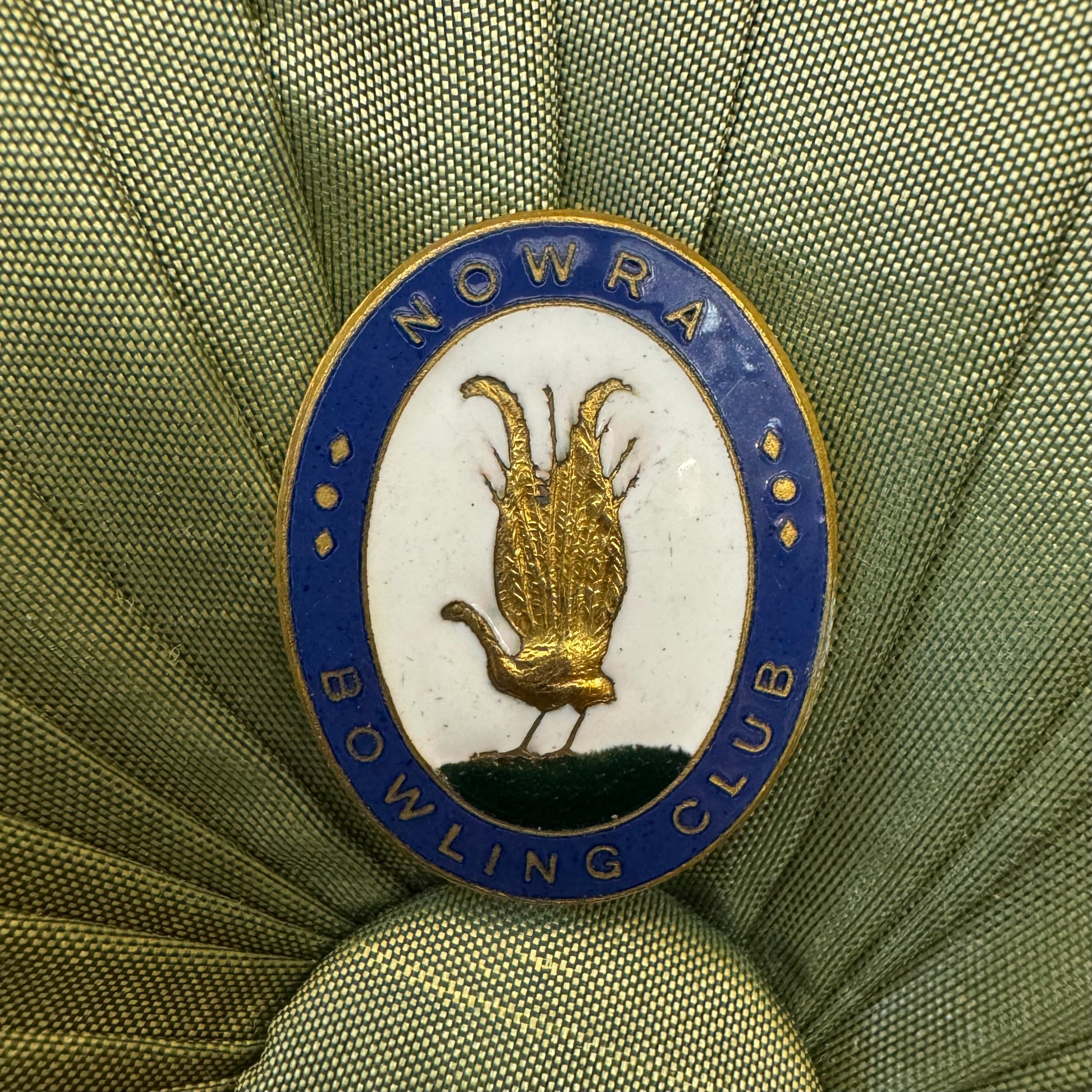 Vintage Nowra Bowling Club Badge Pin
