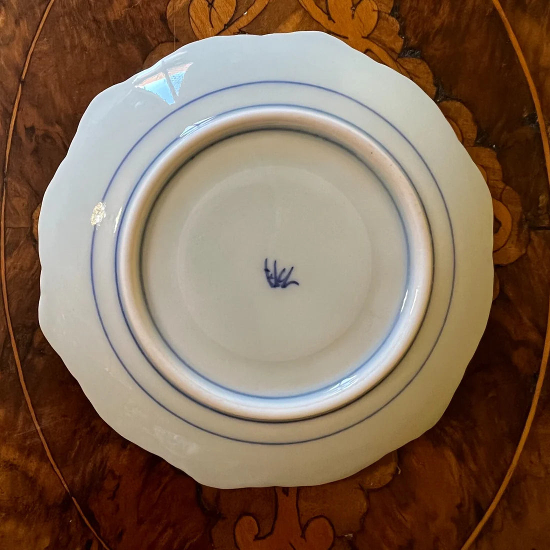 Vintage Oriental Demitasse Coffee Cup & Saucer