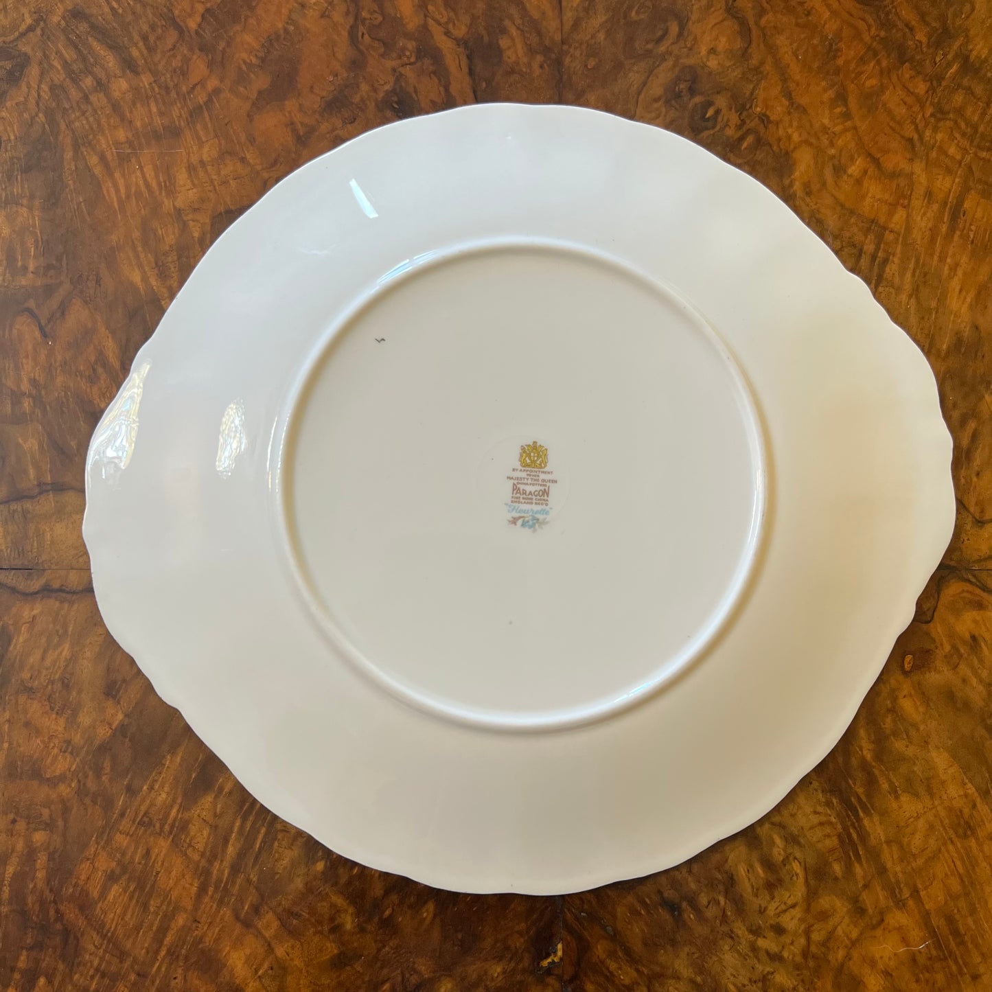 Vintage Paragon Flewrette Cake Plate