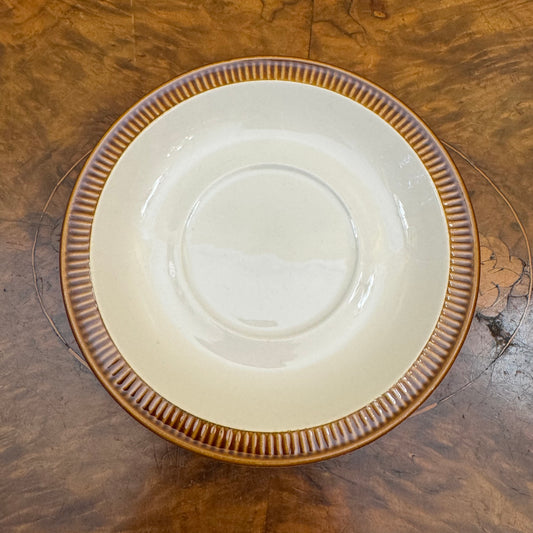 Vintage Poole Chestnut Saucer 
