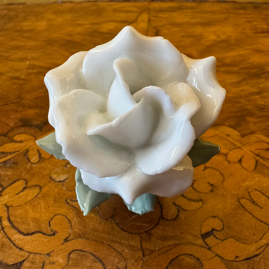Vintage Porcelain Flower Ornament 