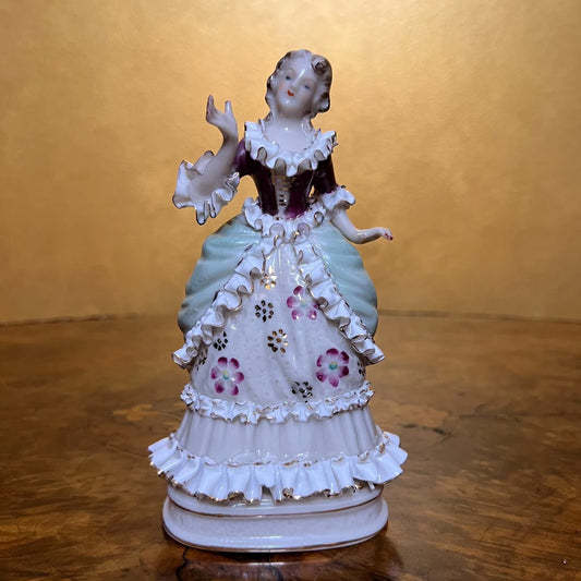 Vintage Porcelain Lady Figurine