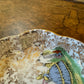 Empire Porcelain Lady in Flower Garden Dish