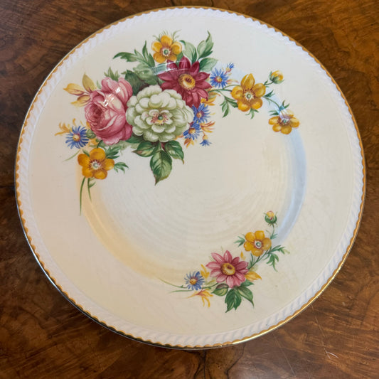 Vintage Portland Pottery Cobridge Entree Plate 