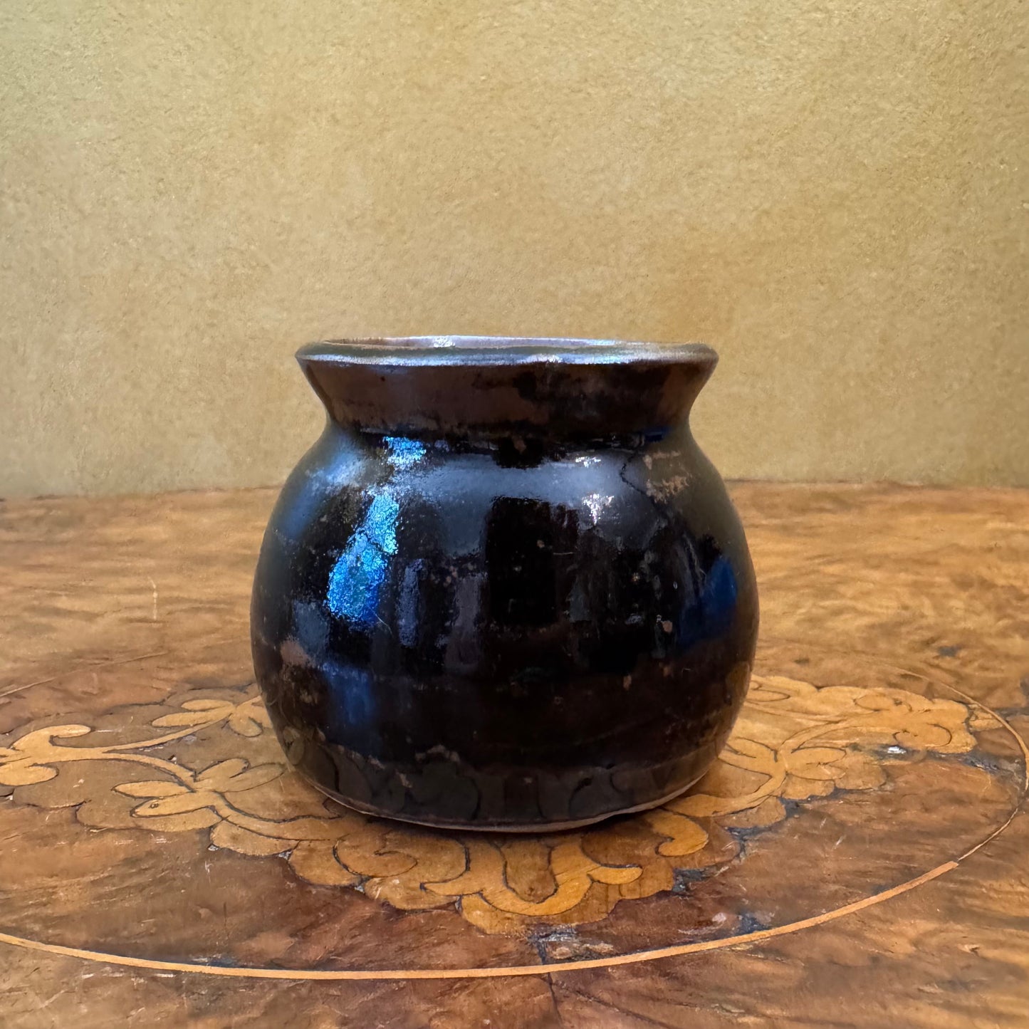 Vintage Pottery Brown Tones Vase