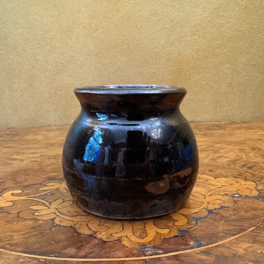Vintage Pottery Brown Tones Vase/Bowl