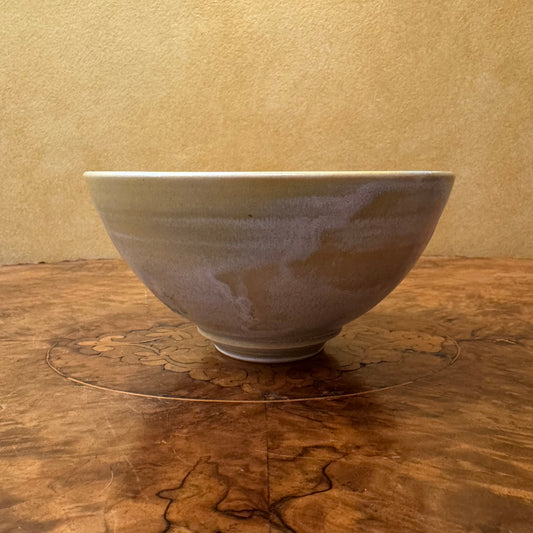 Vintage Pottery Footed Bowl 
