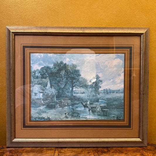 Vintage Print Of Painting The Hay Wain Wall Art